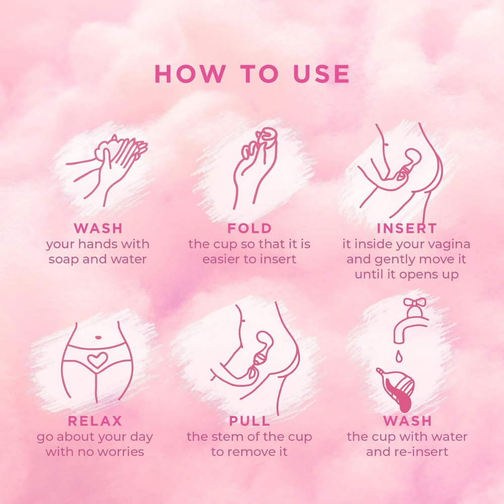 Pee Safe Menstrual Cup & Bio Panty Liners For Women | Grocsy