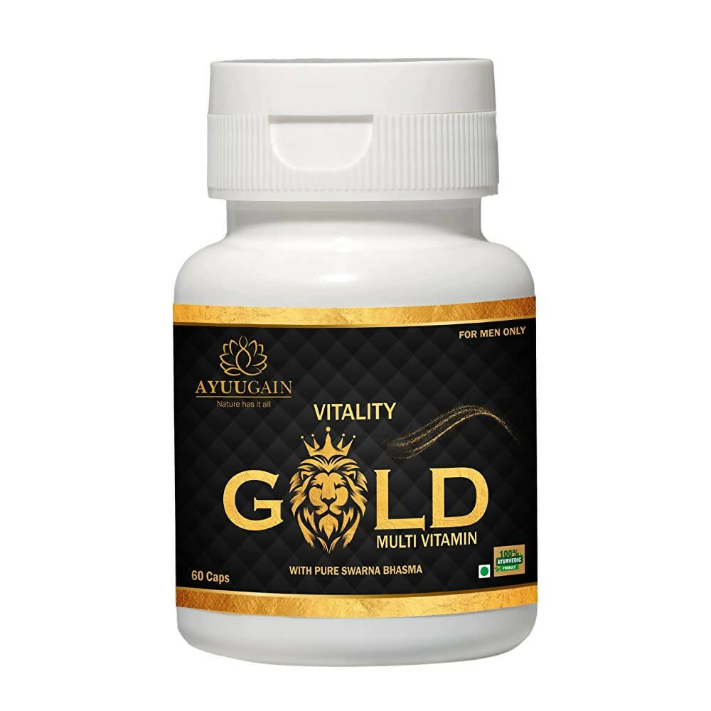 Ayuugain Vitality Gold Capsules For Men | Grocsy
