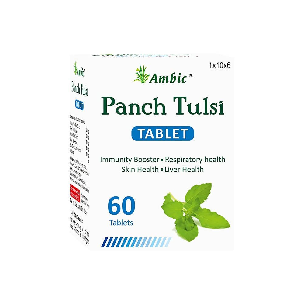 Ambic Panch Tulsi Tablets | Grocsy