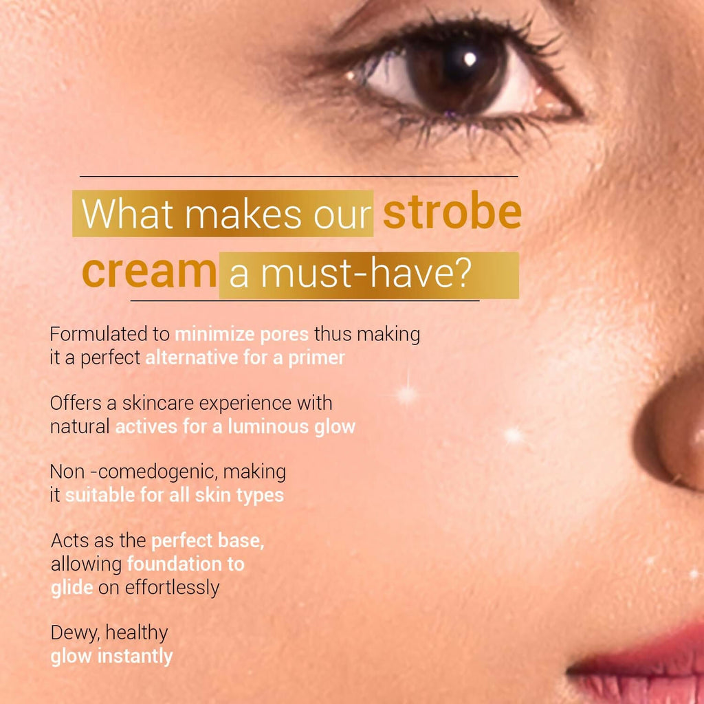 Sotrue Strobe Illuminating Cream + Moisturizer With Hyaluronic Acid - Gold | Grocsy