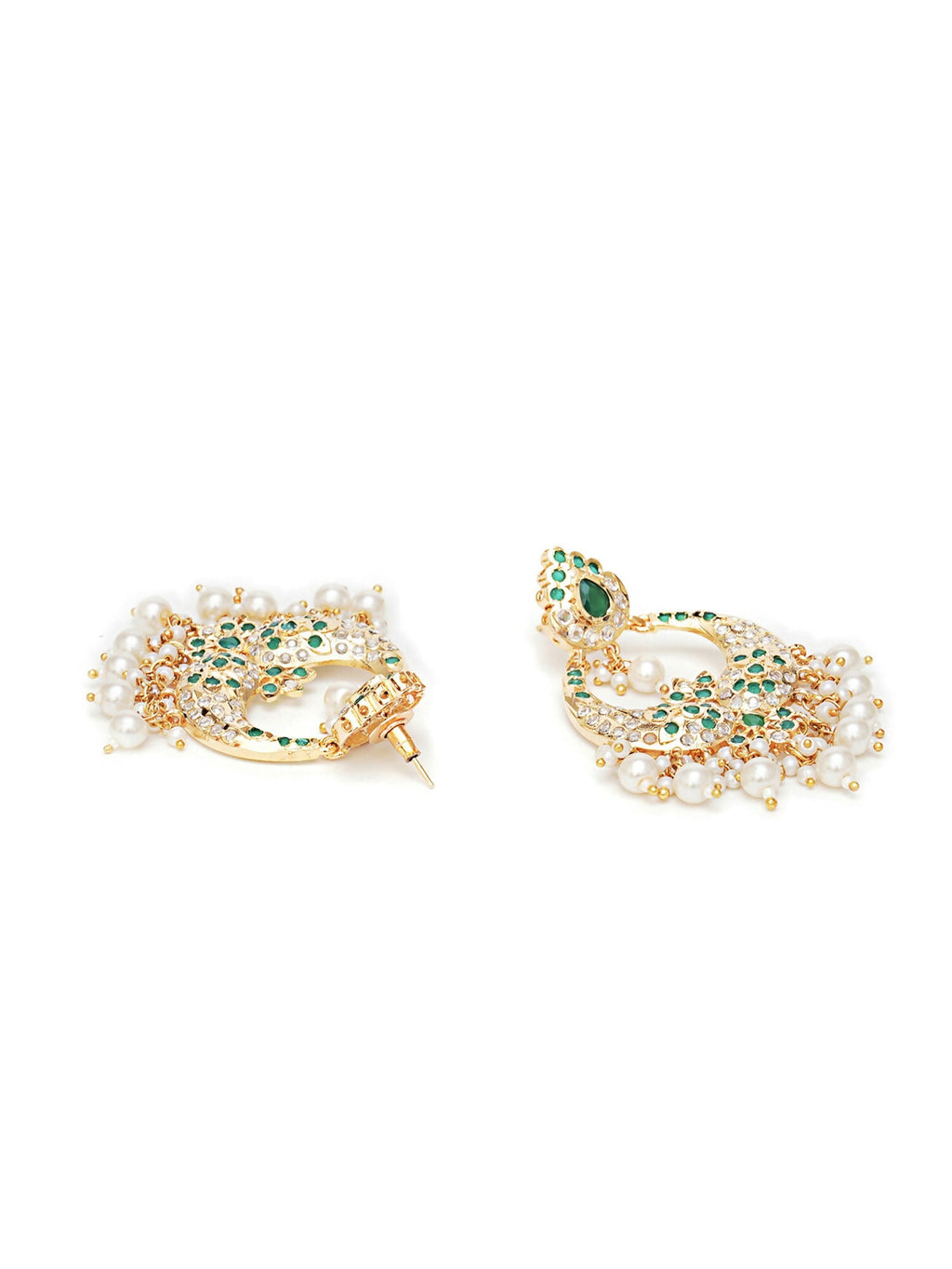Jadau Earrings (Gold) - Ruby Raang | Grocsy