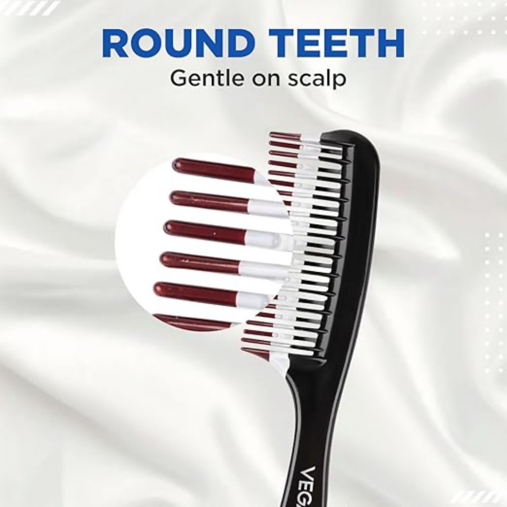 Vega Detangling Comb with 2 Row Teeth | Grocsy