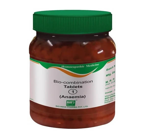 Bio India Homeopathy Bio-combination 1 Tablets | Grocsy