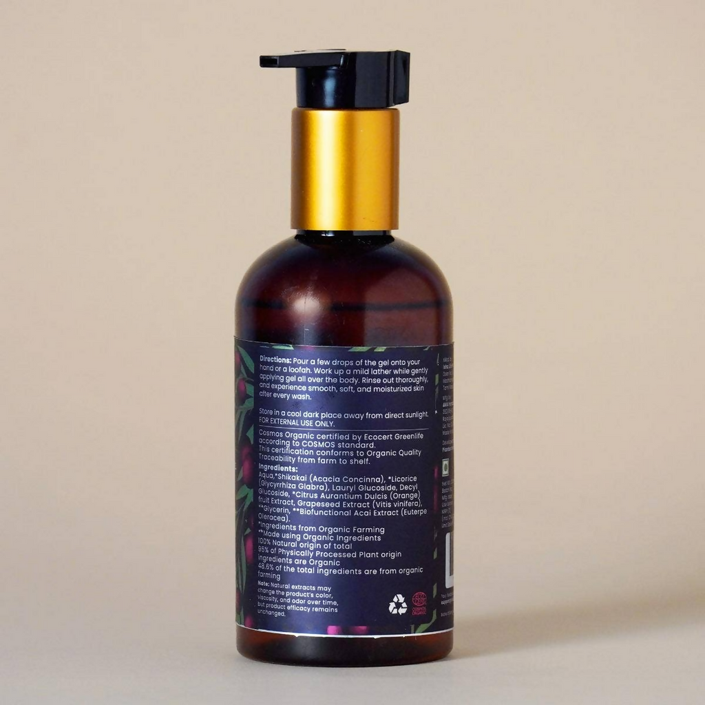 Isha Life Refreshing & Age Defence Shower Gel With Acai Berry Fruit Extract | Grocsy
