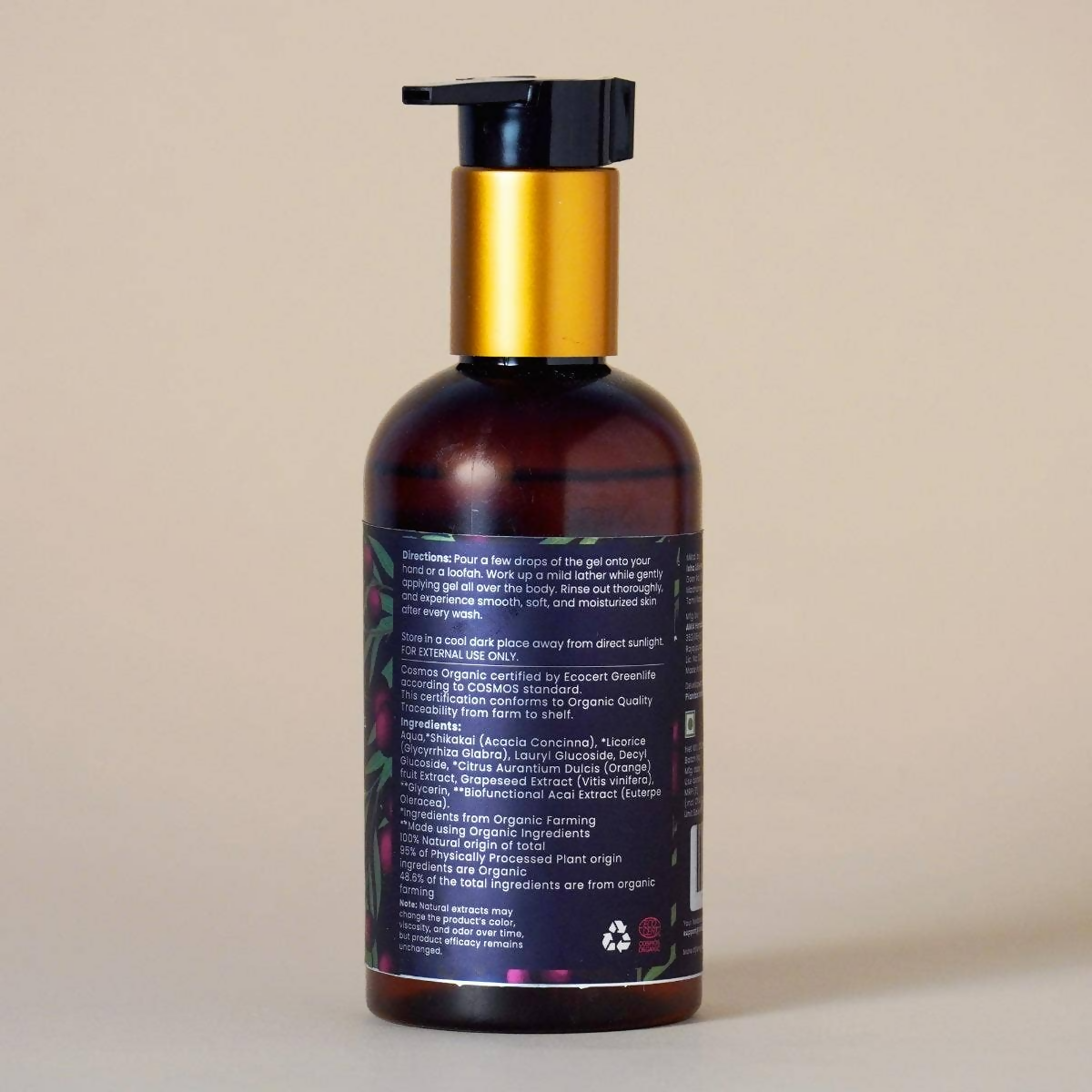 Isha Life Refreshing & Age Defence Shower Gel With Acai Berry Fruit Extract | Grocsy