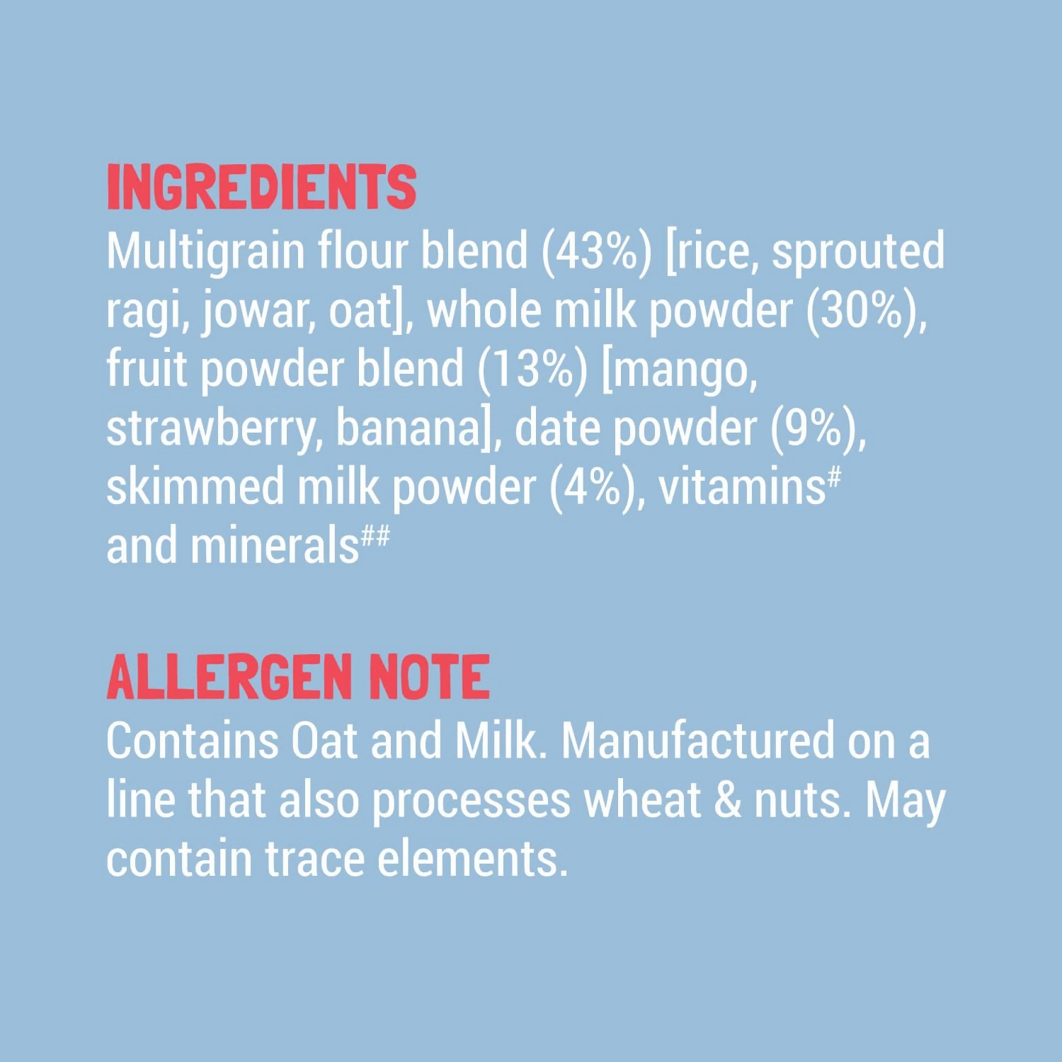 Slurrp Farm Multigrain Millets and Mixed Fruit Cereal with Milk | Grocsy