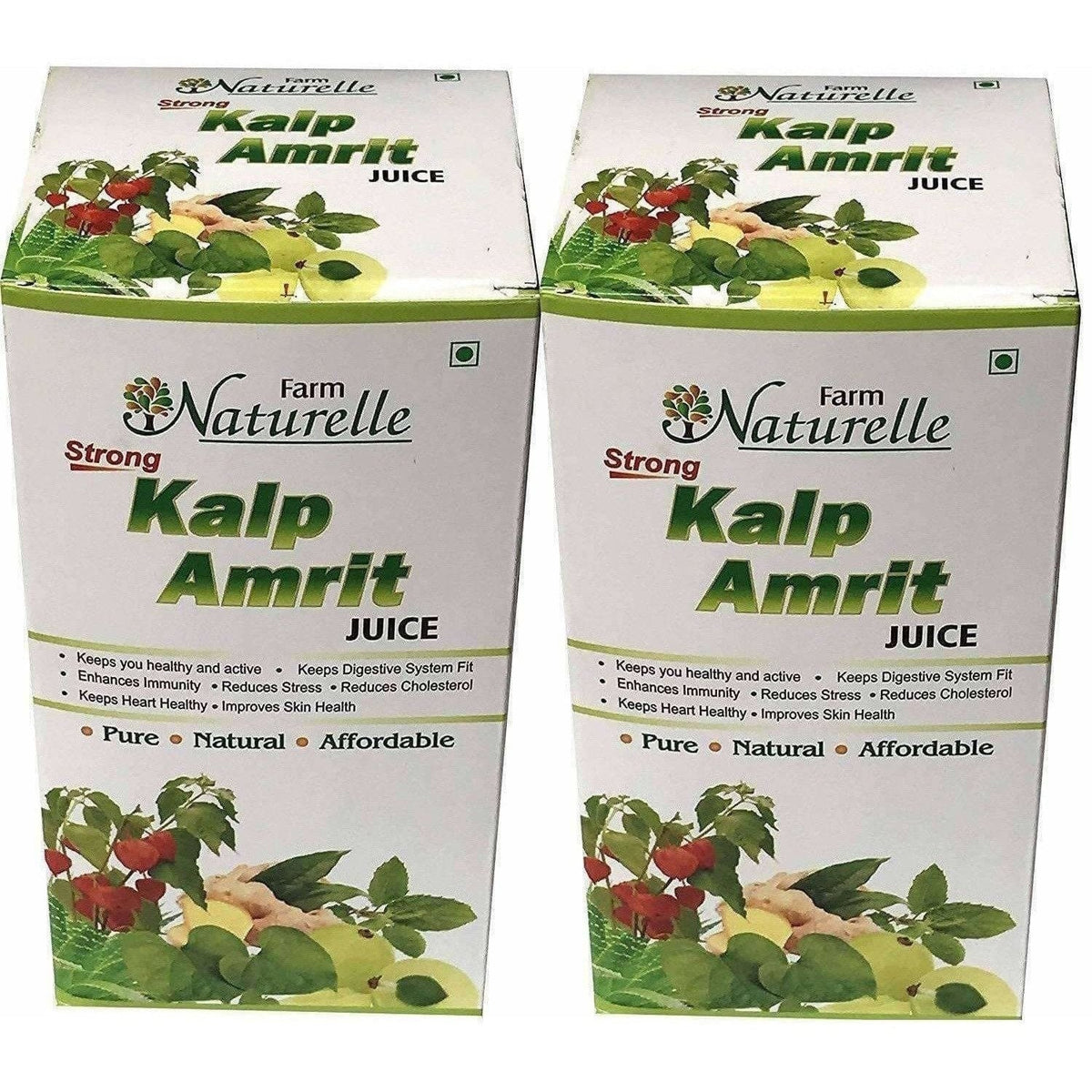Farm Naturelle - Kalp Amrit Ras Juice Pack of 2 | Grocsy
