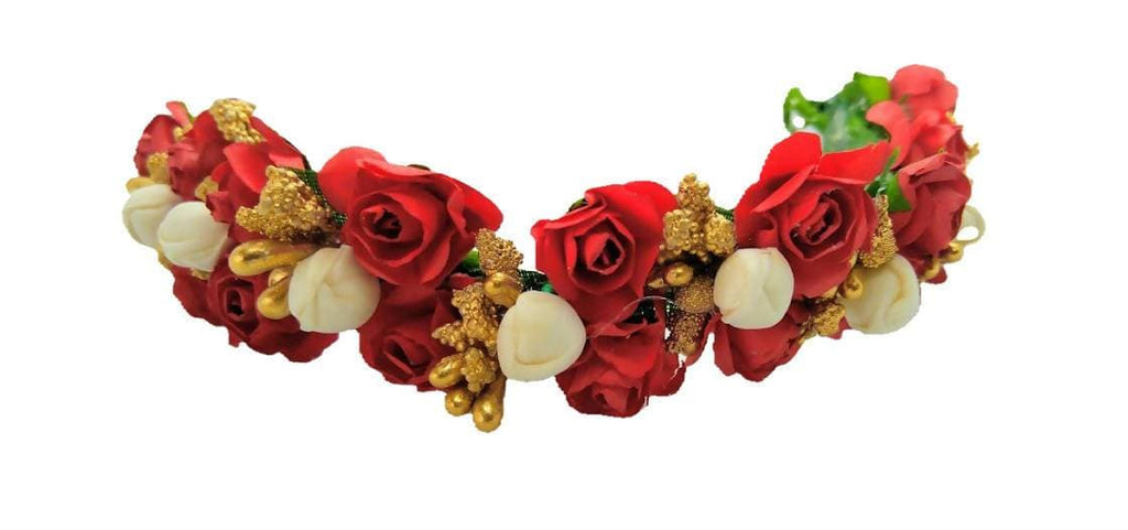 Multicolor Rose & Mogra Gajra | Grocsy