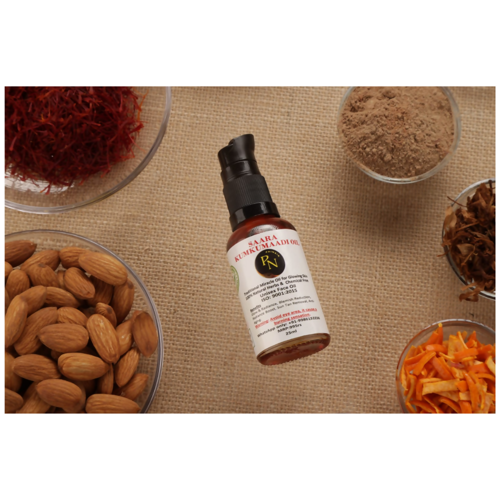 Saara Kumkumaadi Oil, Promote Healthy Skin & Radiant Complexion | Grocsy