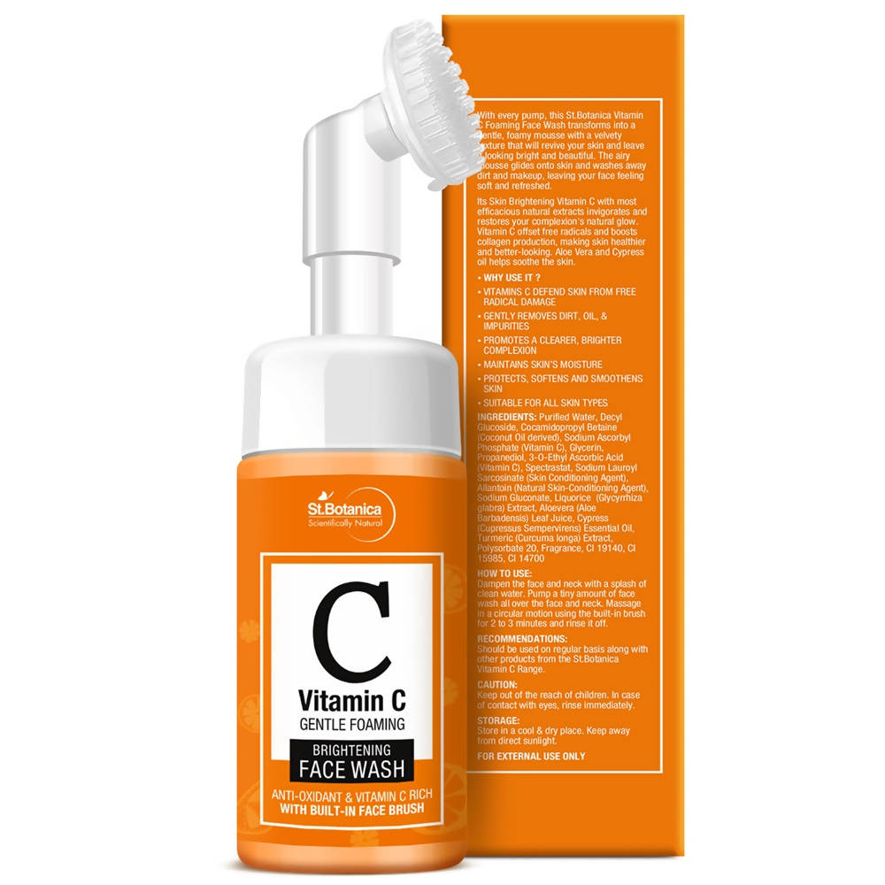 St.Botanica Vitamin C Gentle Foaming Brightening Face Wash | Grocsy