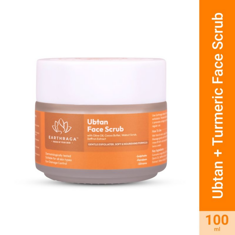 Earthraga Ubtan and Turmeric Face Scrub | Grocsy