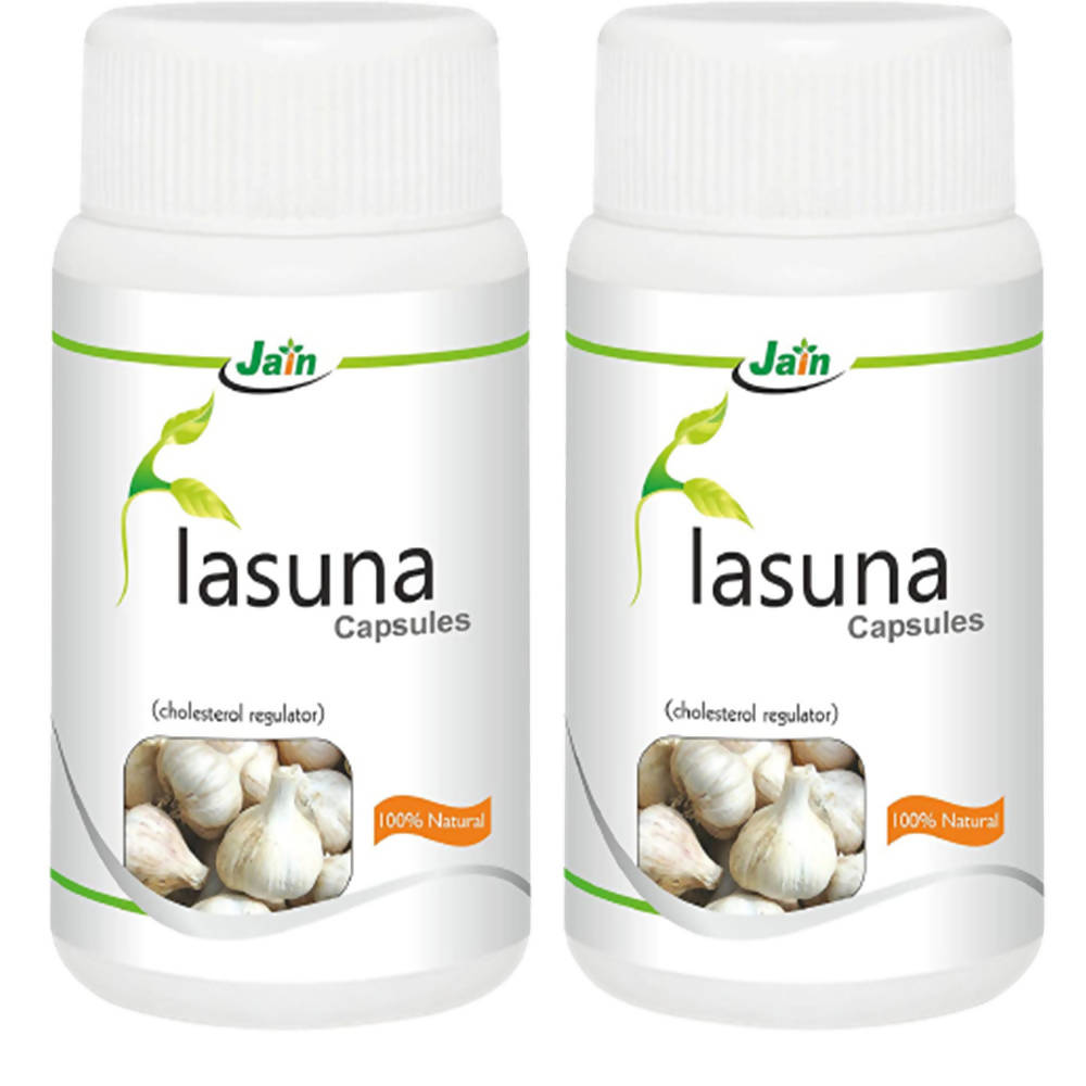 Jain Lasuna Capsules | Grocsy