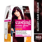 L'Oreal Paris Casting Creme Gloss Conditioning Hair Color - 360 Black Cherry | Grocsy