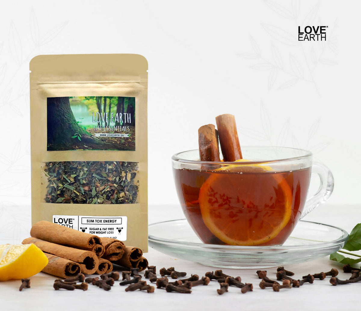 Love Earth Life Essentials Organic tea (Slim Tox Energy) | Grocsy