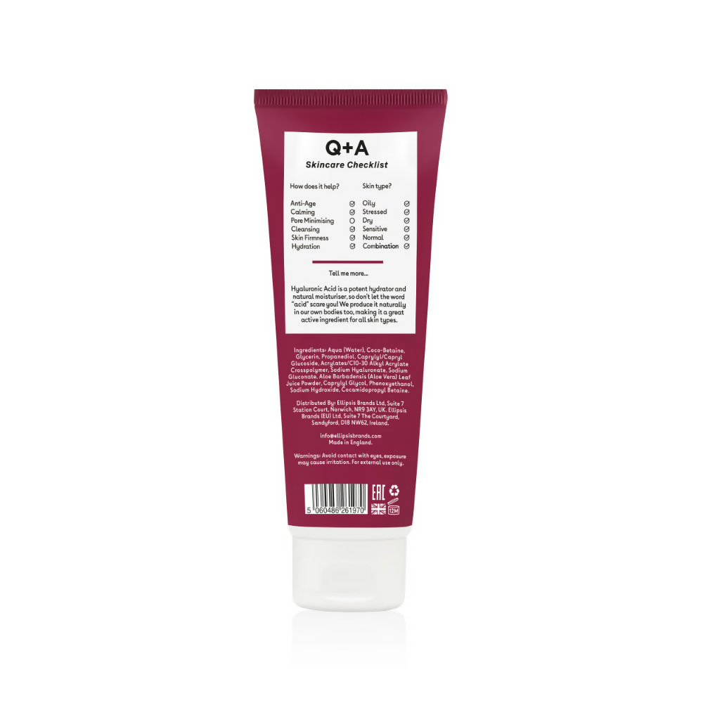 Q+A Hyaluronic Acid Hydrating Cleanser | Grocsy