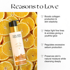 Nourish Mantra Vitamin C Glow Face Wash with Vitamin C, Aloe Vera, & Vitamin E | Grocsy