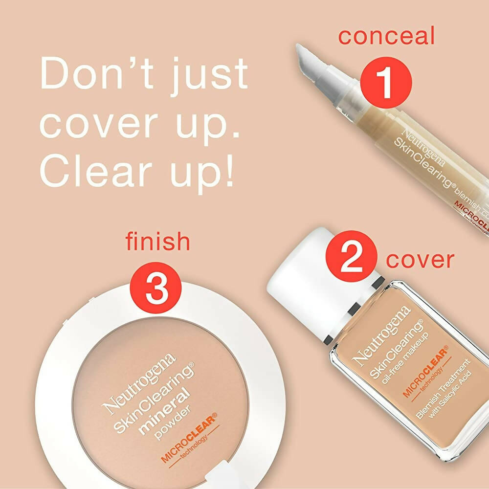 Neutrogena Skinclearing Makeup, 8 Medium Beige | Grocsy