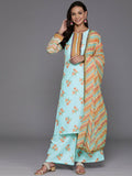 Ahalyaa Women's Traditional wear Kurta Set - Blue | Grocsy