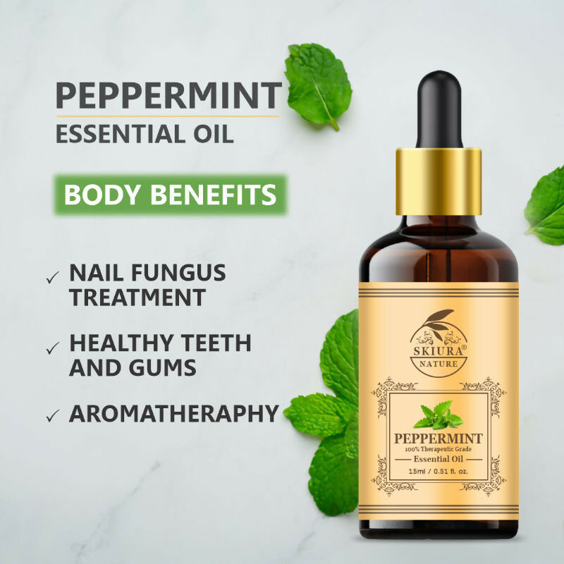 Skiura Nature 100% Natural Peppermint Essential Oil | Grocsy