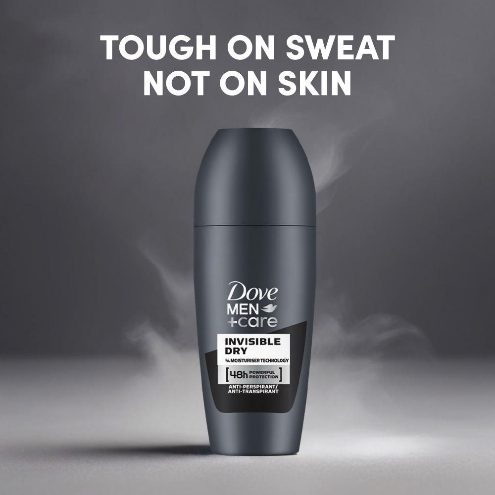 Dove Men + Care Invisible Dry Anti - Perspirant Roll - On | Grocsy