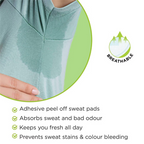 Bronson Professional Underarm Sweat Pads Disposable Prevent Stains & Absorb Sweat | Grocsy