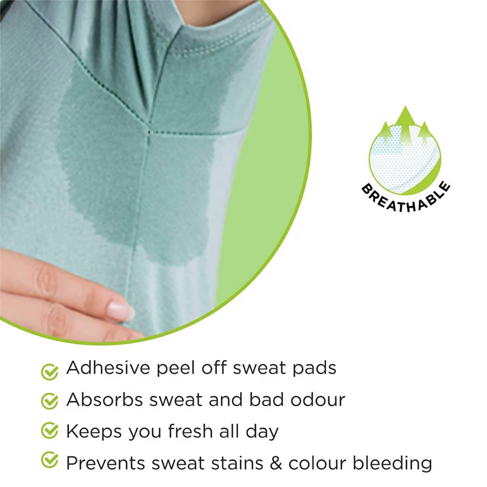 Bronson Professional Underarm Sweat Pads Disposable Prevent Stains & Absorb Sweat | Grocsy