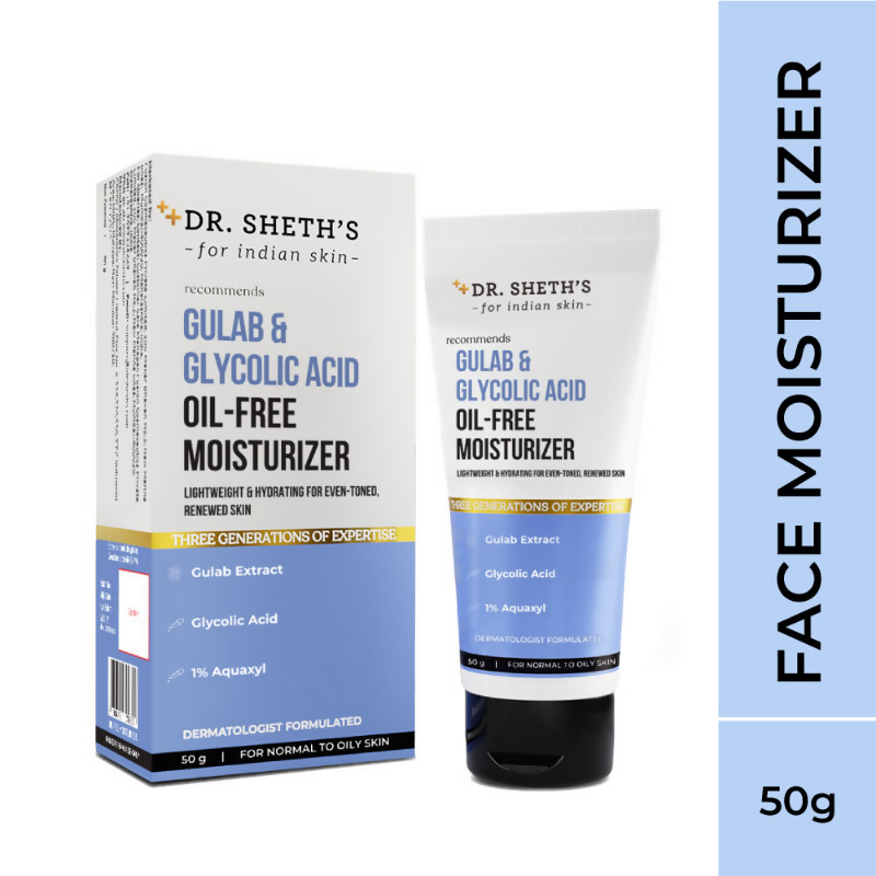 Dr. Sheth's Gulab & Glycolic Acid Oil-Free Moisturizer | Grocsy