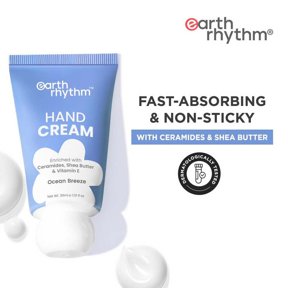 Earth Rhythm Ocean Breeze Hand Cream Enriched with Ceramide | Grocsy