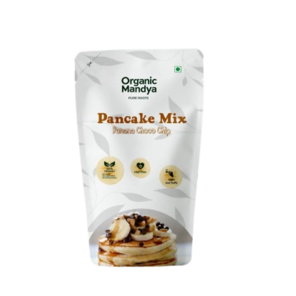 Organic Mandya Millet Banana Choco Chip Pancake Mix | Grocsy
