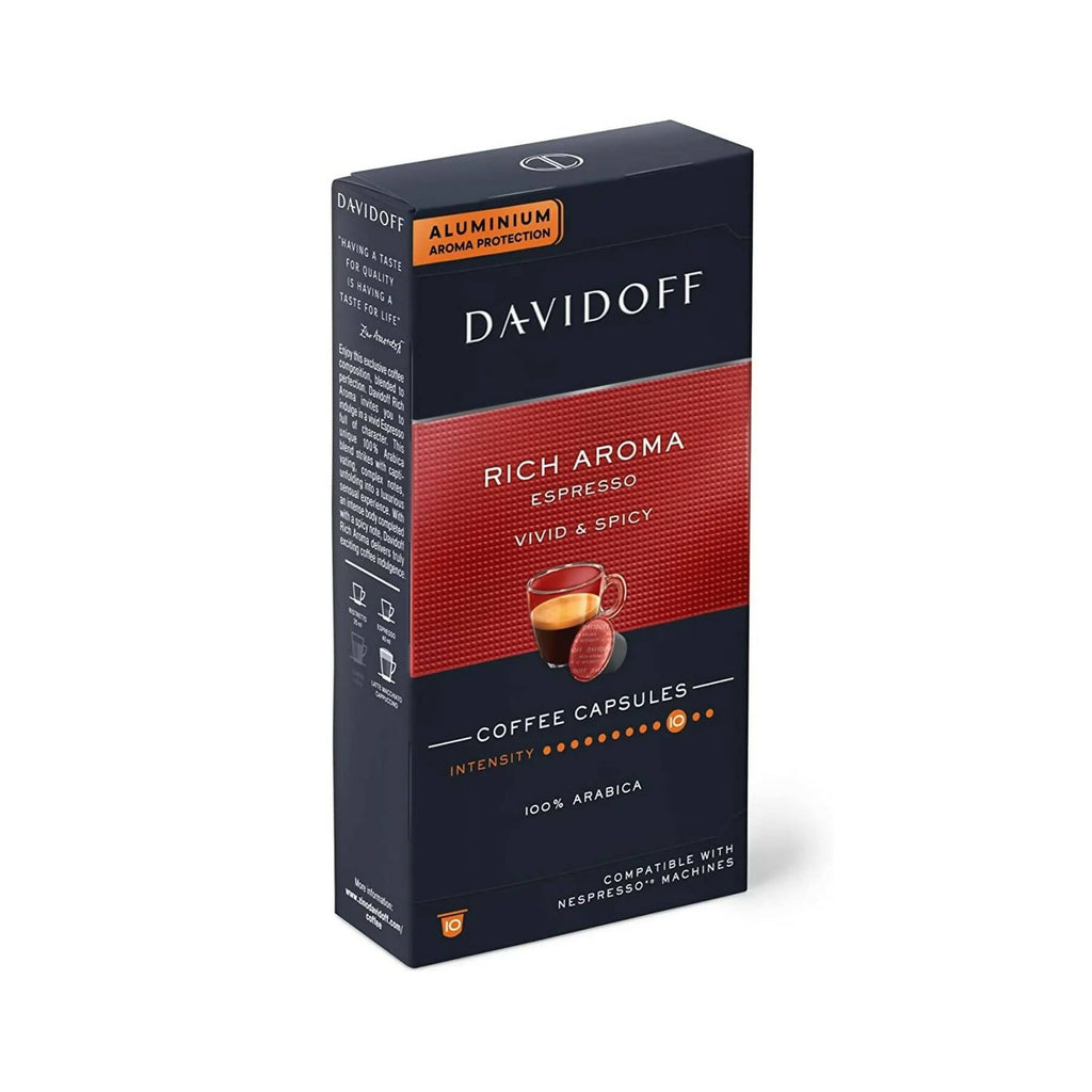 Davidoff Rich Aroma Espresso Coffee Capsules | Grocsy