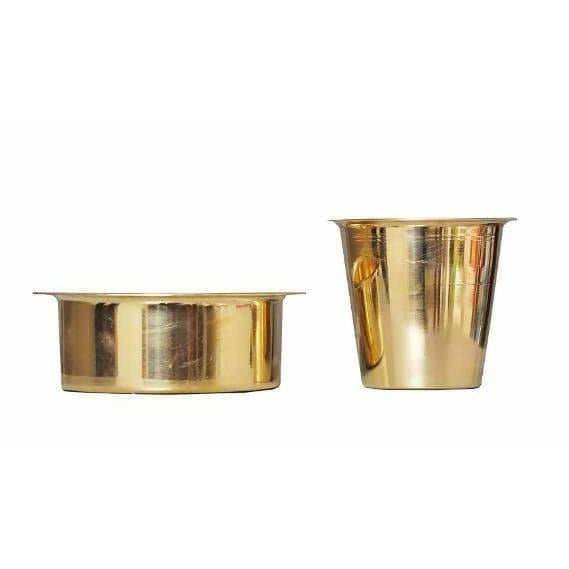 Pure Brass Madrasi Filter Coffee Set | Grocsy