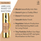 Lambre Classic Make-Up Matting Foundation (07 Almond Shade) | Grocsy