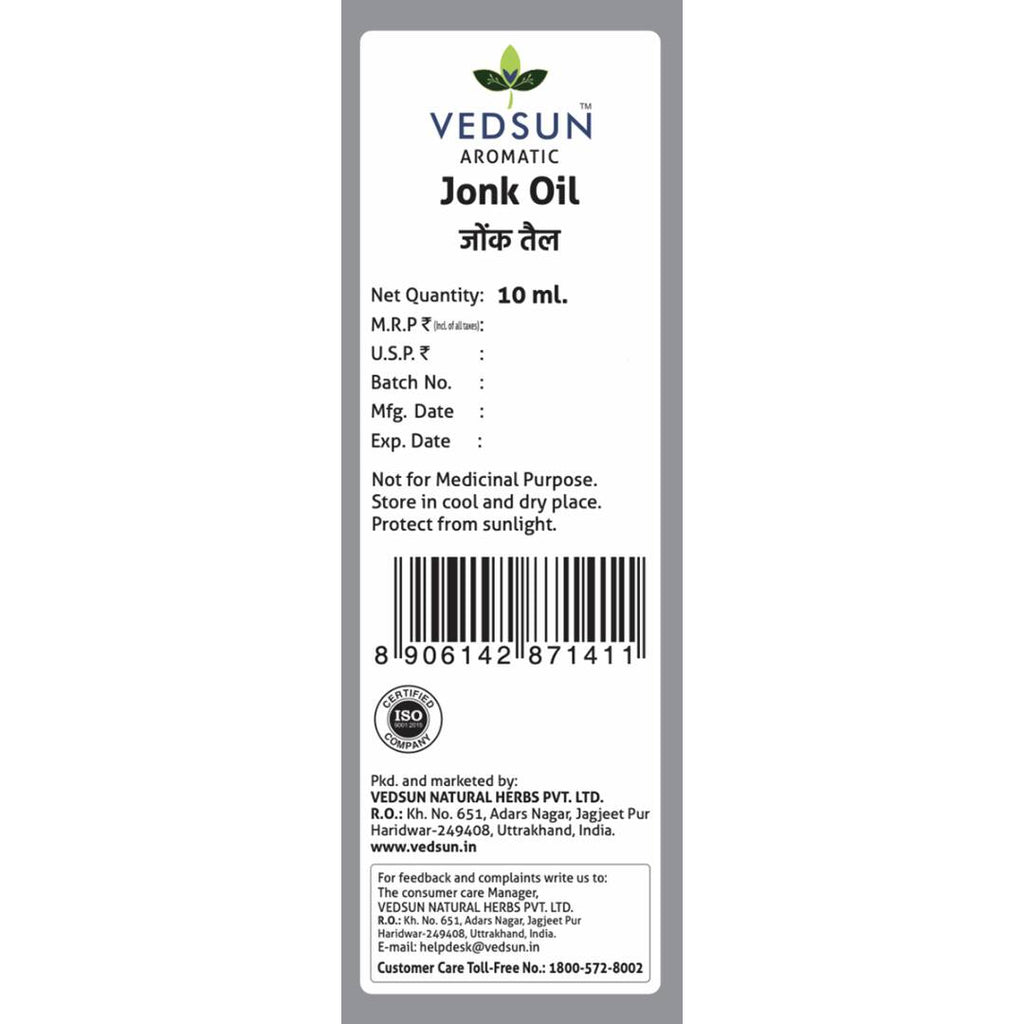 Vedsun Naturals Jonk Oil | Grocsy