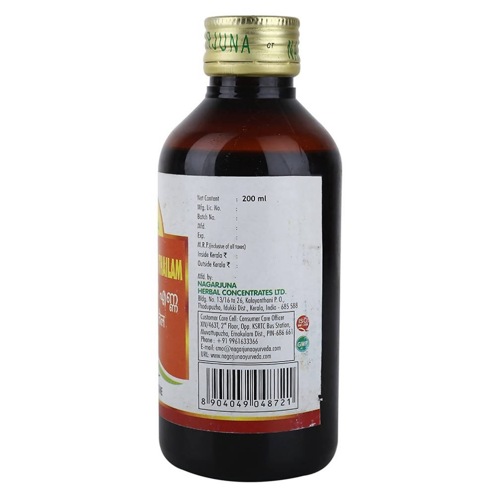 Nagarjuna Ayurveda Neelibhrungaadi Thailam | Grocsy