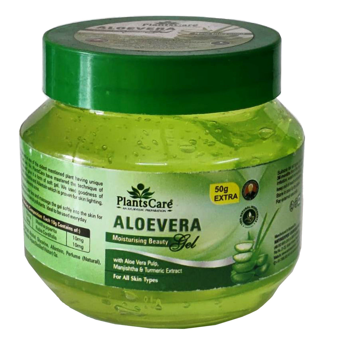 Plants Care Aloevera Moisturising Beauty Gel | Grocsy
