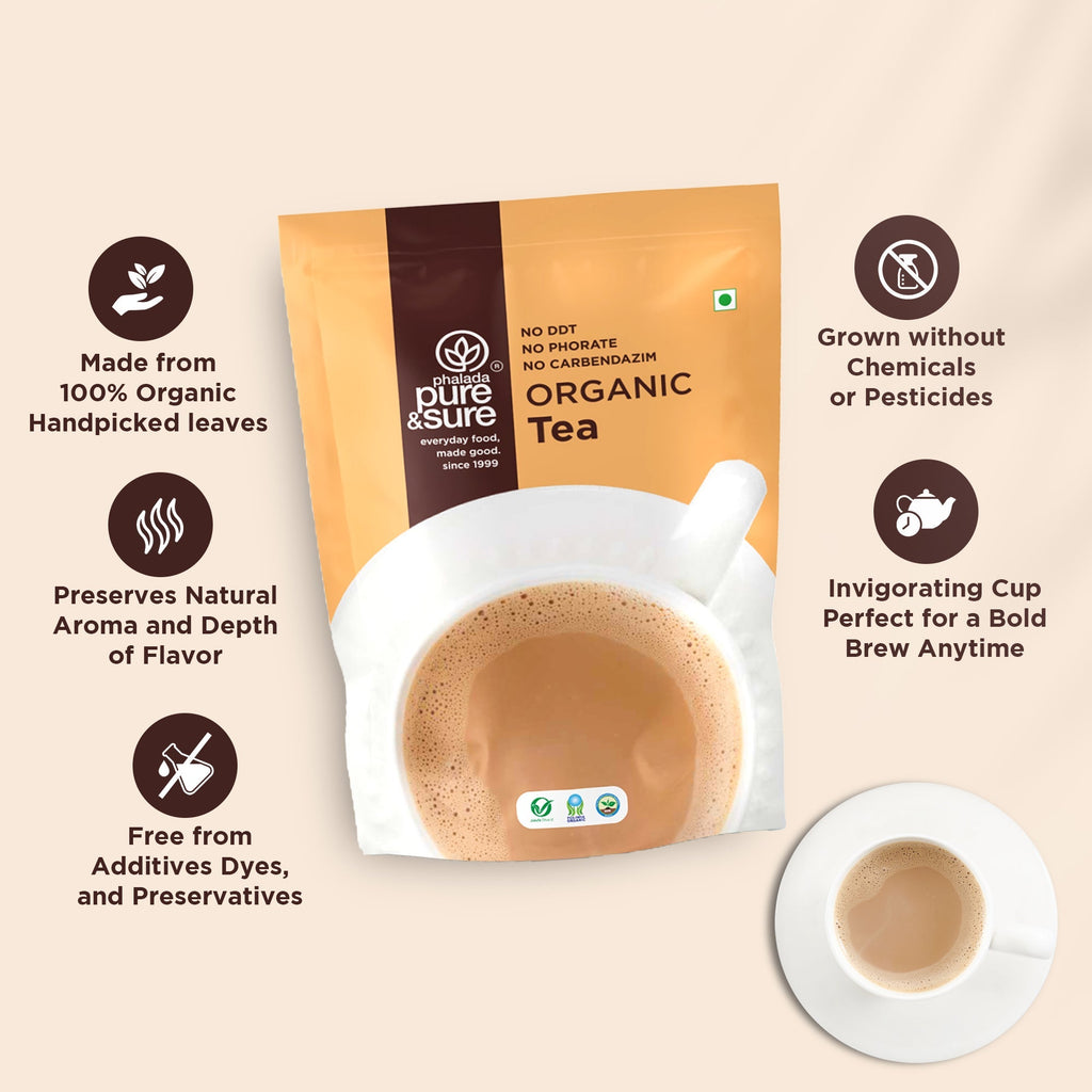 Pure & Sure Organic Tea Powder | Grocsy