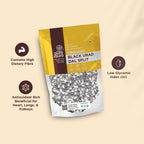 Pure & Sure Organic Black Urad Dal Split | Grocsy
