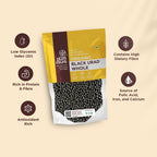 Pure & Sure Organic Black Urad Whole | Grocsy