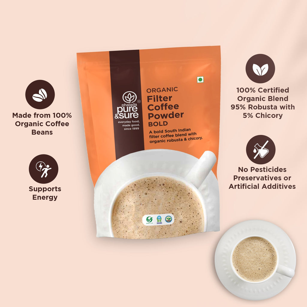 Pure & Sure Organic Coffee Bold | Grocsy
