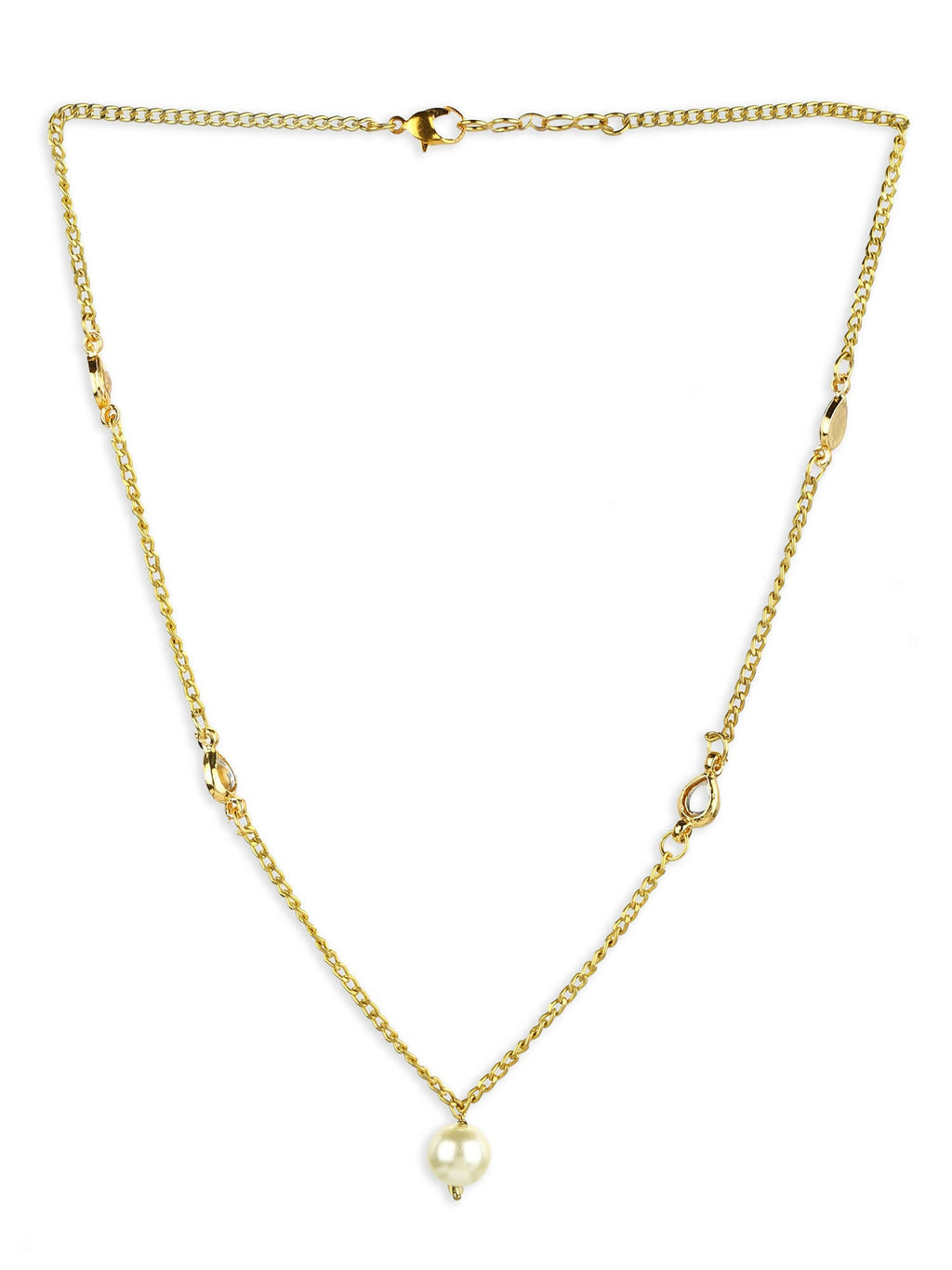 Women's Gold-Polished Chain - Ruby Raang | Grocsy