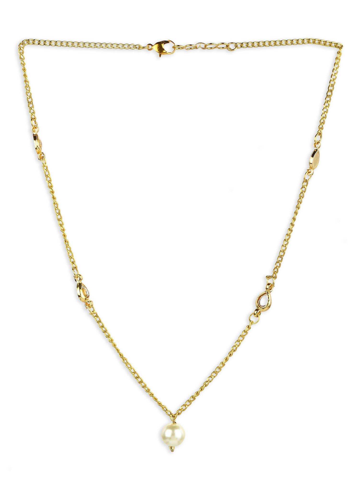 Women's Gold-Polished Chain - Ruby Raang | Grocsy