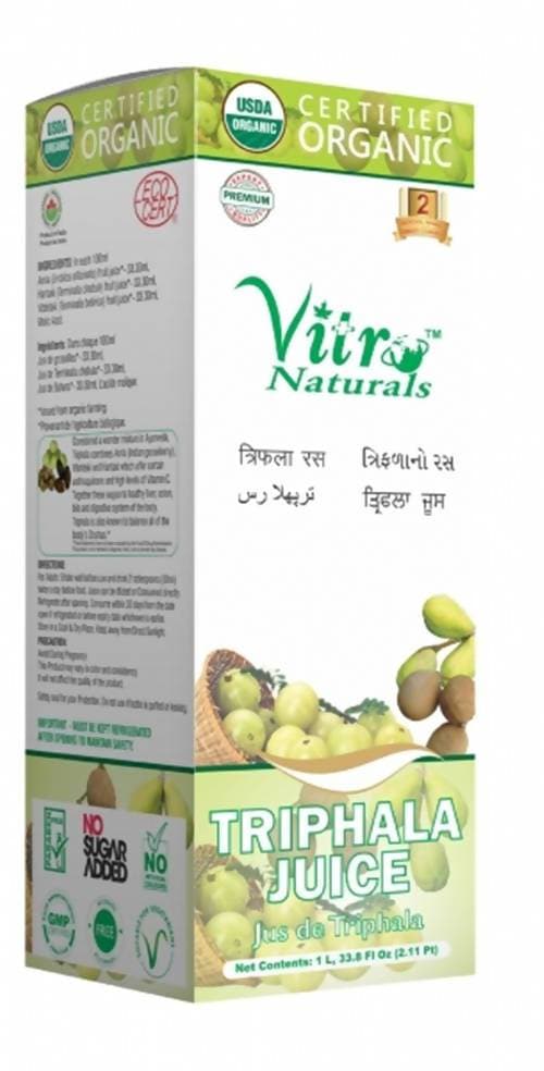 Vitro Naturals Certified Organic Triphala Juice | Grocsy
