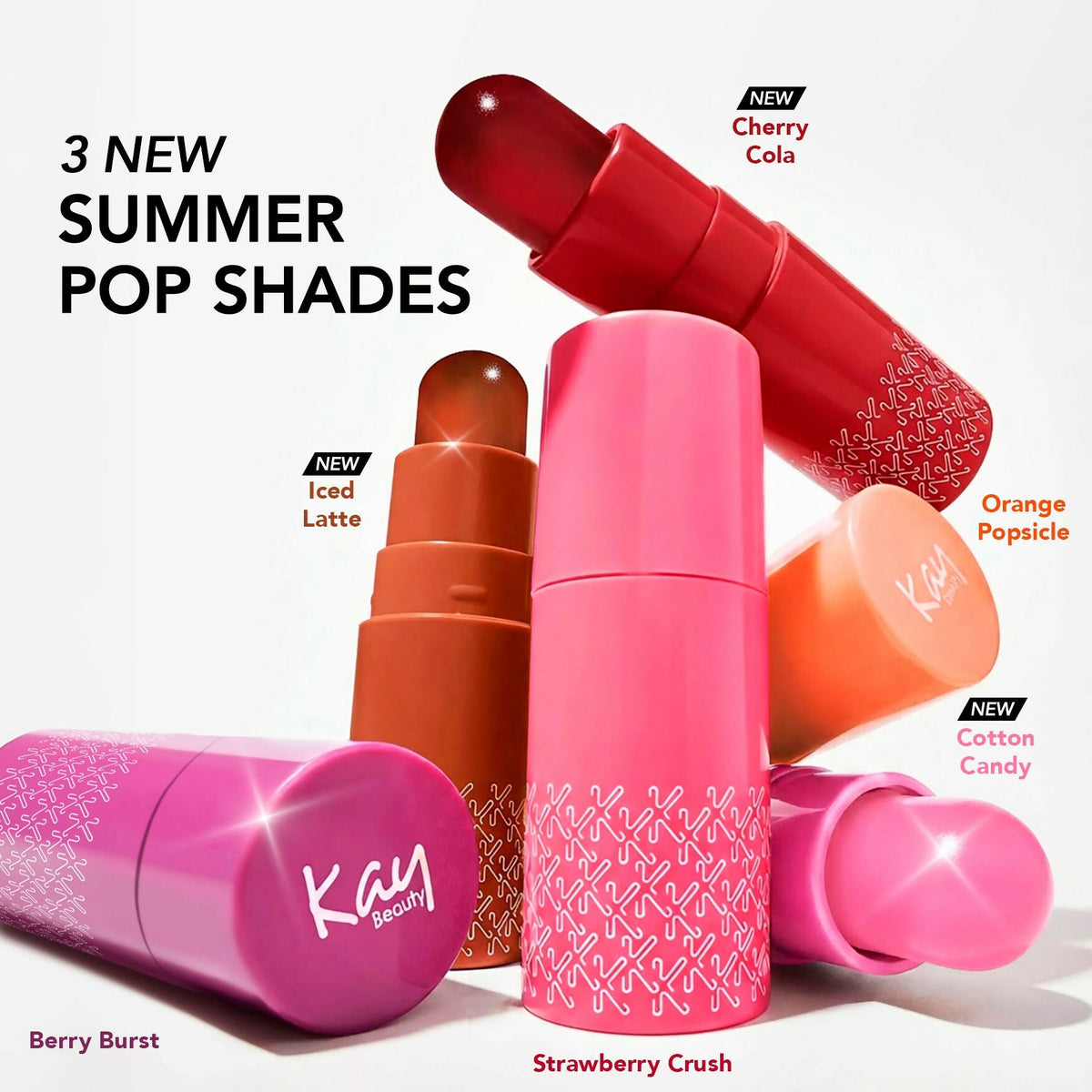 Kay Beauty Jelly Lip & Cheek Popsicle Wand - Orange Popsicle | Grocsy
