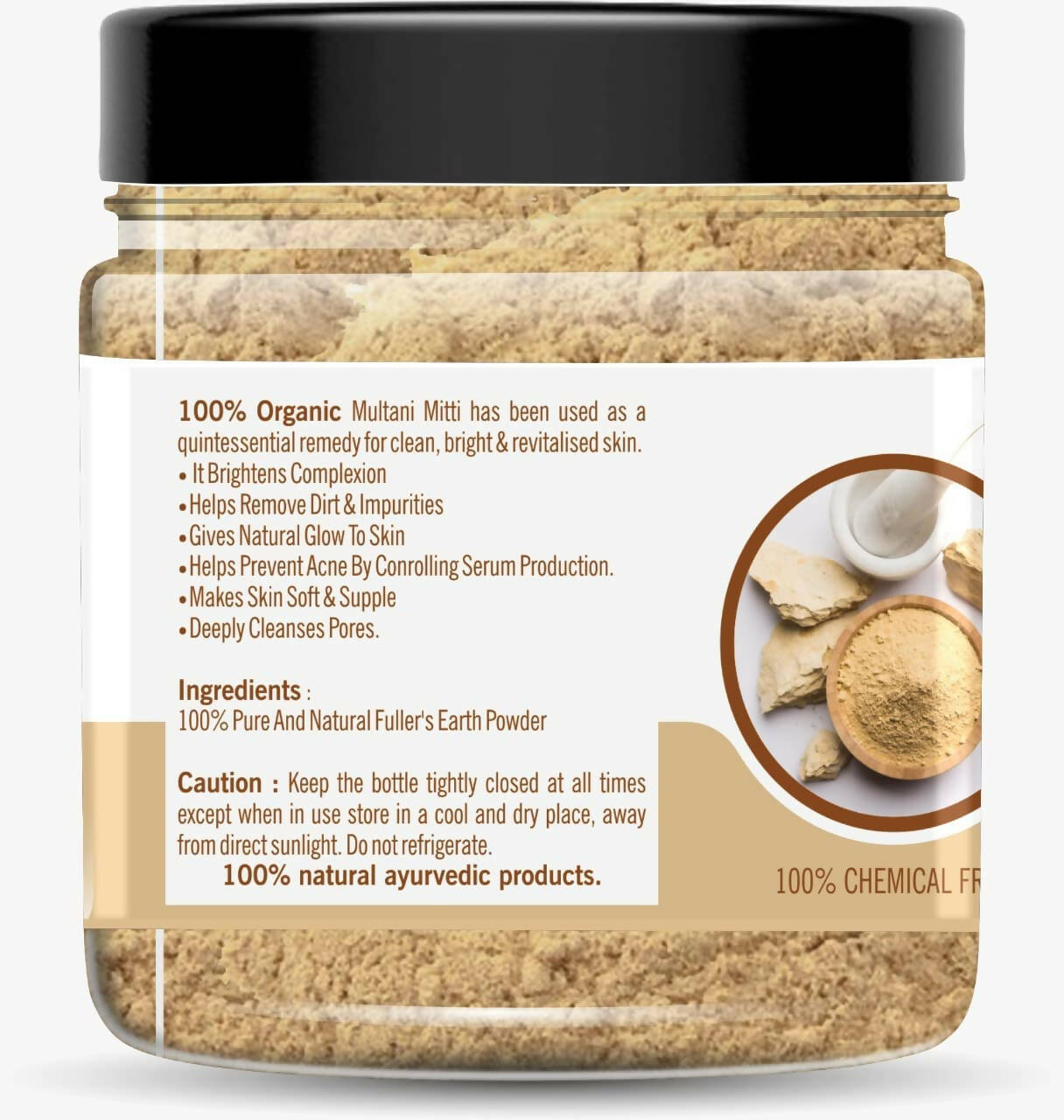 Organic 100% Multani Mitti Powder | Grocsy