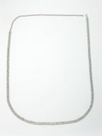 NVR Women's Silver-Plated AD-Studded Double Layered Kamarbandh Waist Chain | Grocsy