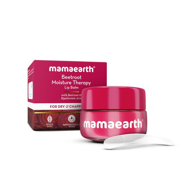 Mamaearth Beetroot Moisture Therapy Lip Balm with Beetroot & Hyaluronic Acid For Dry & Chapped Lips | Grocsy