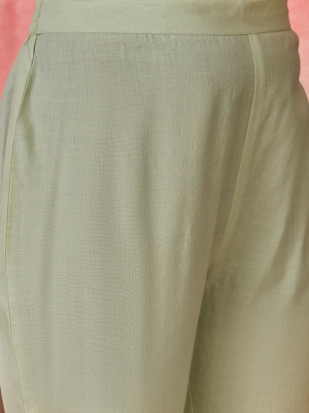 Joban Fashion Embroidery Green Pure Cotton Cord Set | Grocsy