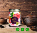Zevic Premium Hibiscus Flowers Herbal Green Tea | Grocsy