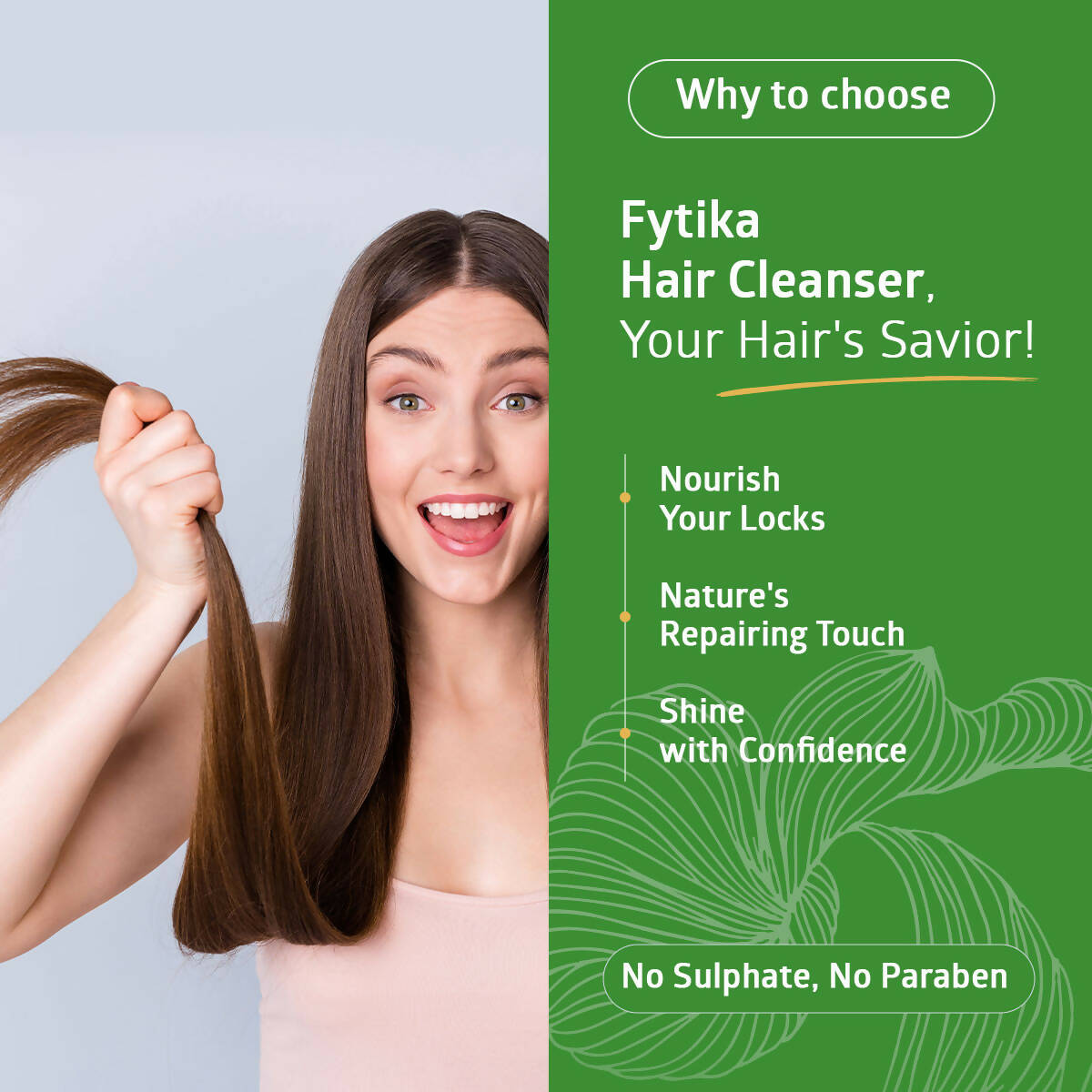 Fytika Dryness & Damage Repair Hair Cleanser | Grocsy