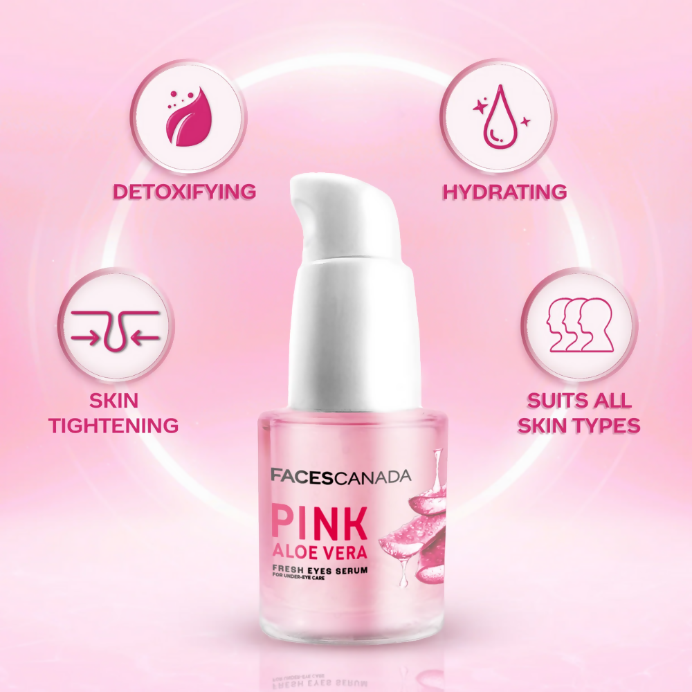 Faces Canada Pink Aloe Vera Fresh Eyes Serum | Grocsy